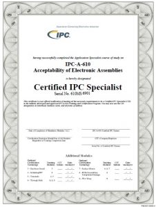 certificado ipc 610